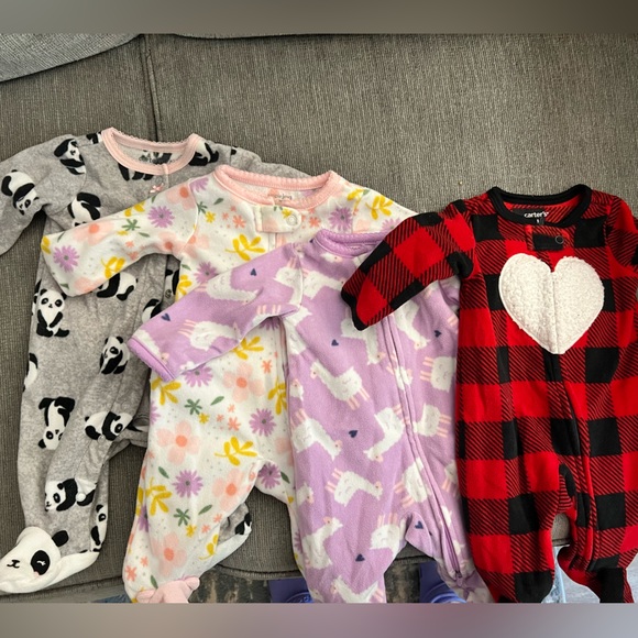 Carter's Other - Newborn fleece pajamas